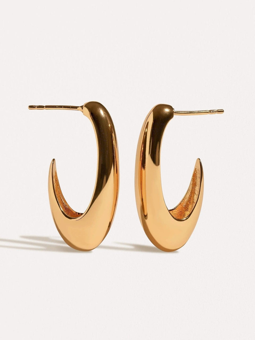 Vera Hoop Earrings — Gold & Silver - GoldArtisan FinishBrass Base JewelryLunai Jewelry