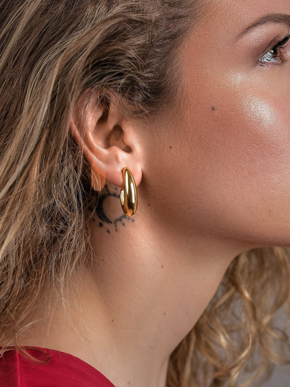 Vera Hoop Earrings — Gold & Silver - SilverArtisan FinishBrass Base JewelryLunai Jewelry