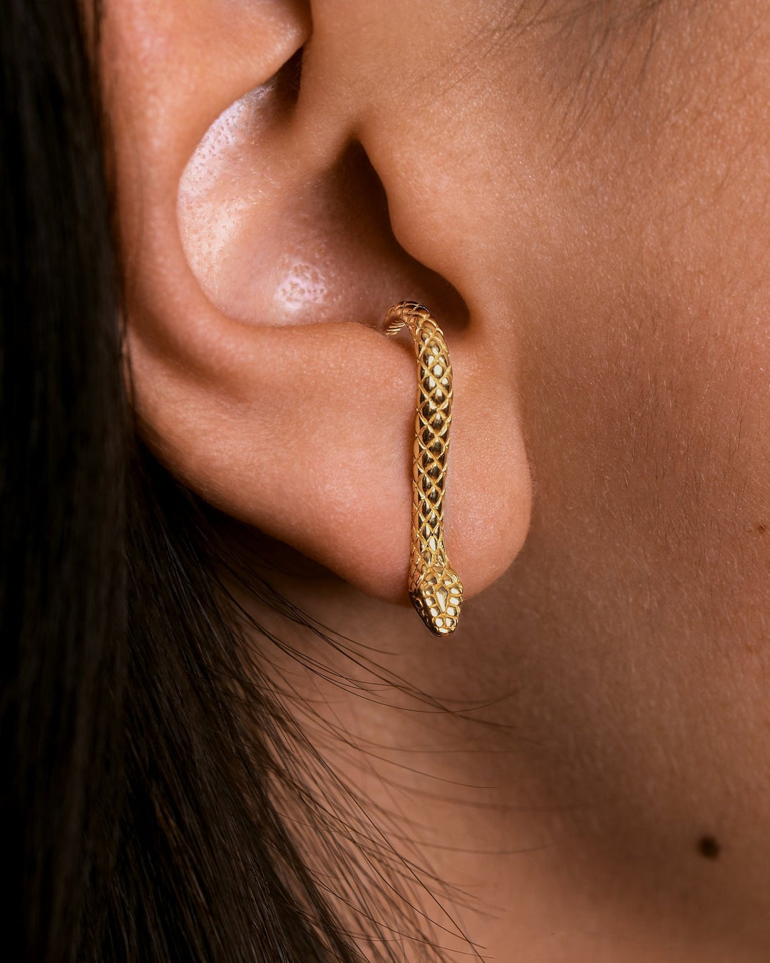 Medusa Serpent Earrings - 24K Gold PlatedPairALLAnimal earringsLunai Jewelry