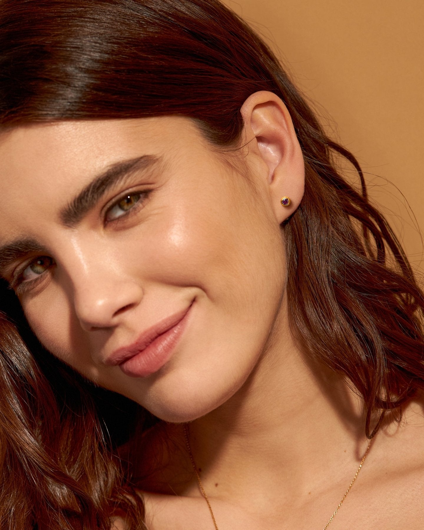 Emma 24K Gold - Plated Studs – Sterling Silver - Yellow Topaz Zircon24k gold plated earringsdainty gold studsLunai Jewelry