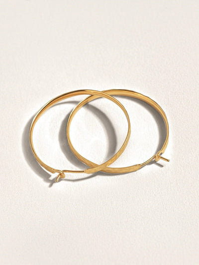 Davinia Creole Hoop Earrings - 24K Gold Matteanniversary wifeartisan jewelryLunai Jewelry