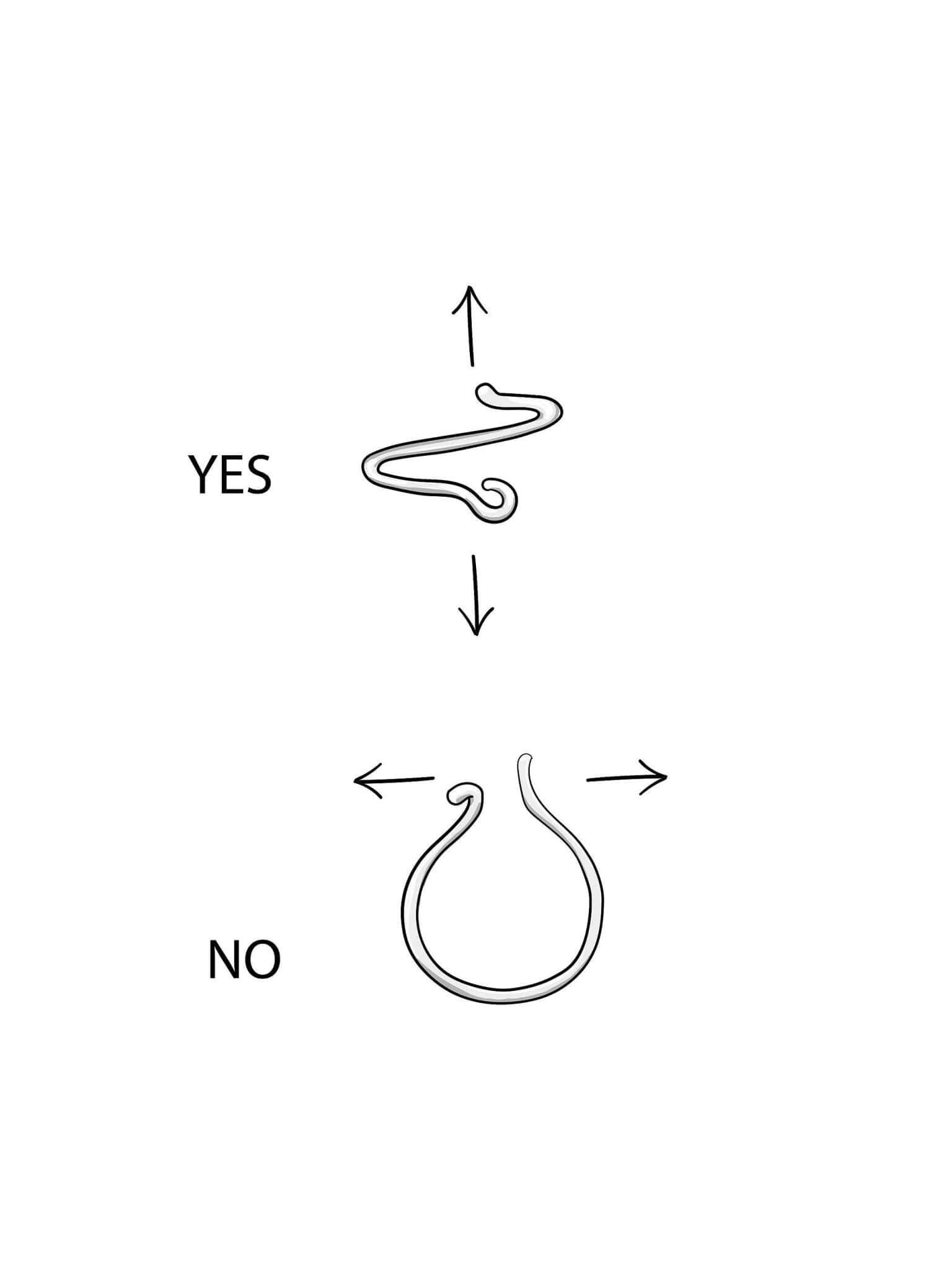 Eze Men's Sword Hoop Earrings - 925 Silver Oxide 11mmPaircartilage earringDagger EarringsLunai Jewelry