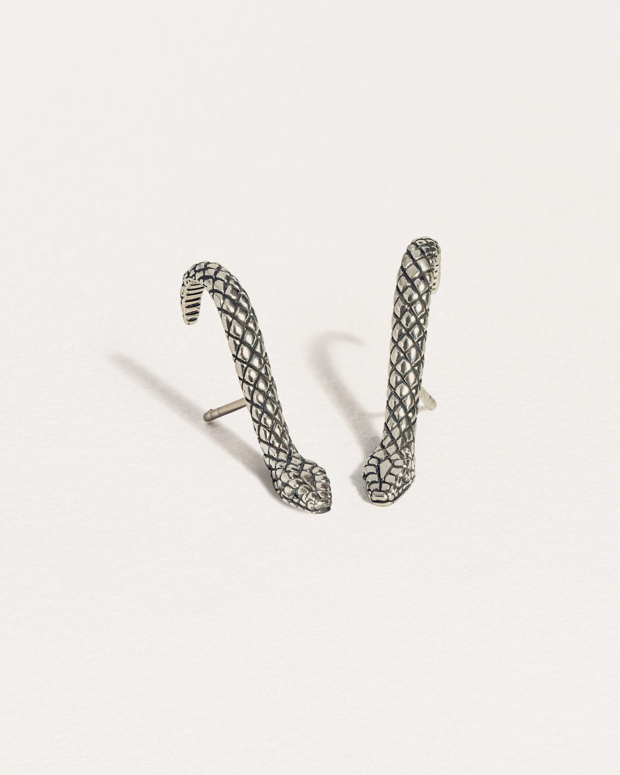 Suspender Snake Earring -Edgy Animal Gold Jewelry