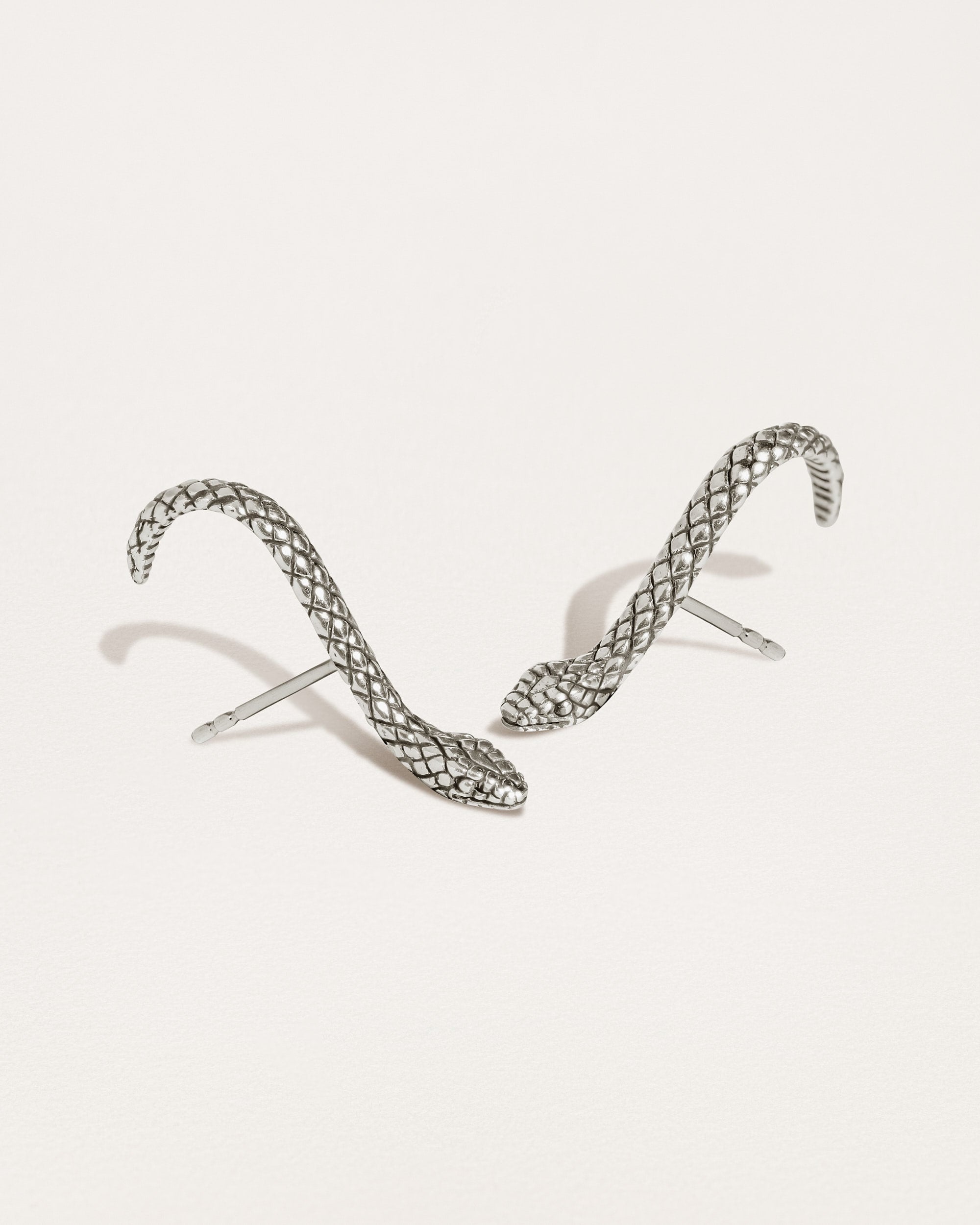 Suspender Snake Earring -Edgy Animal Gold Jewelry