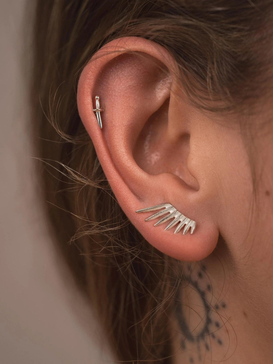 Lyra Sunburst Studs - 925 Sterling Silverboho gold studsdainty studsLunai Jewelry