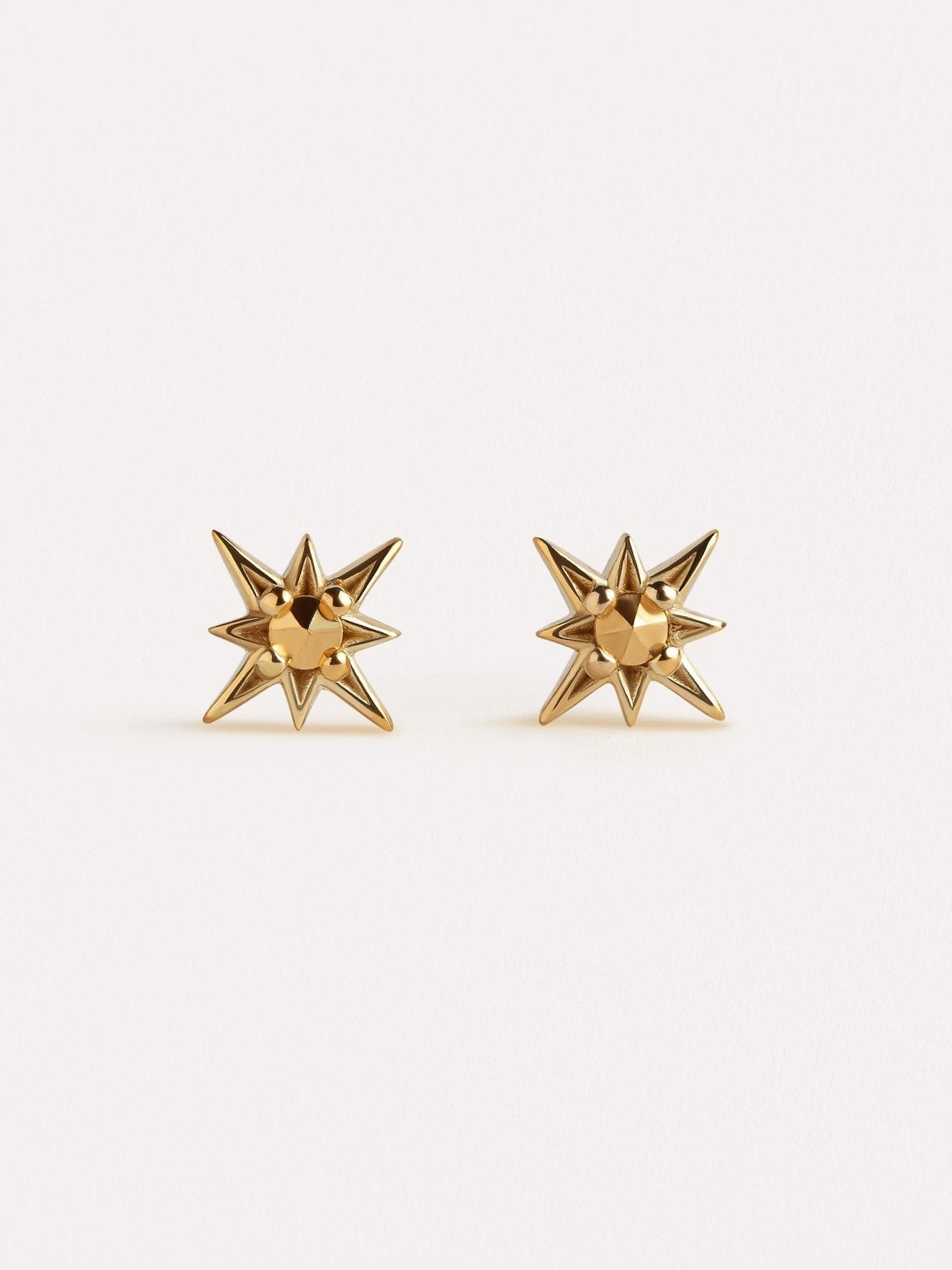 Marit Stud Earrings - 24K Gold PlatedBackUpItemsBridal EarringsLunai Jewelry