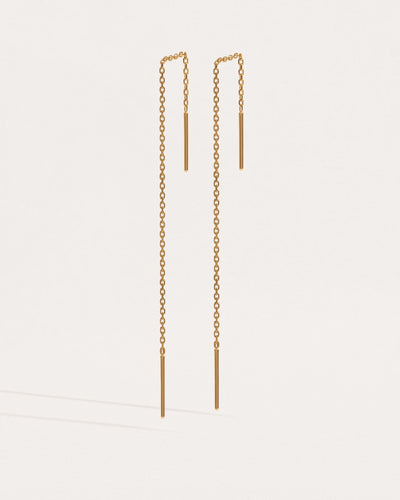 Marjin Ear Thread Earrings - 24K Gold Plated9 cmAesthetic JewelryBackUpItemsLunai Jewelry