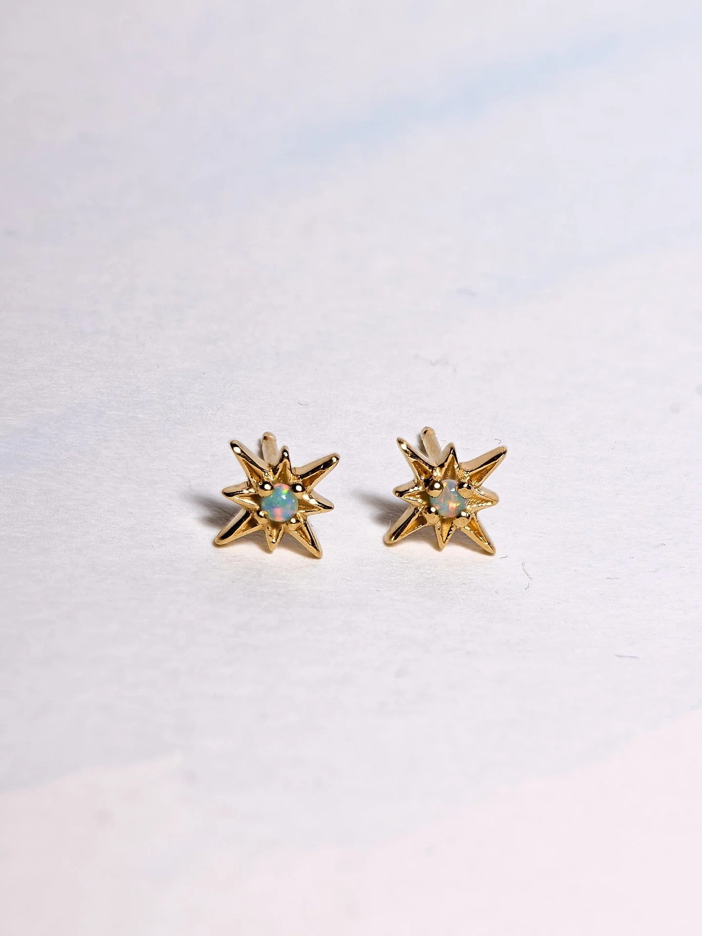 Olympia Starburst Stud Earrings - 925 Sterling SilverAnniversary GiftBackUpItemsLunai Jewelry