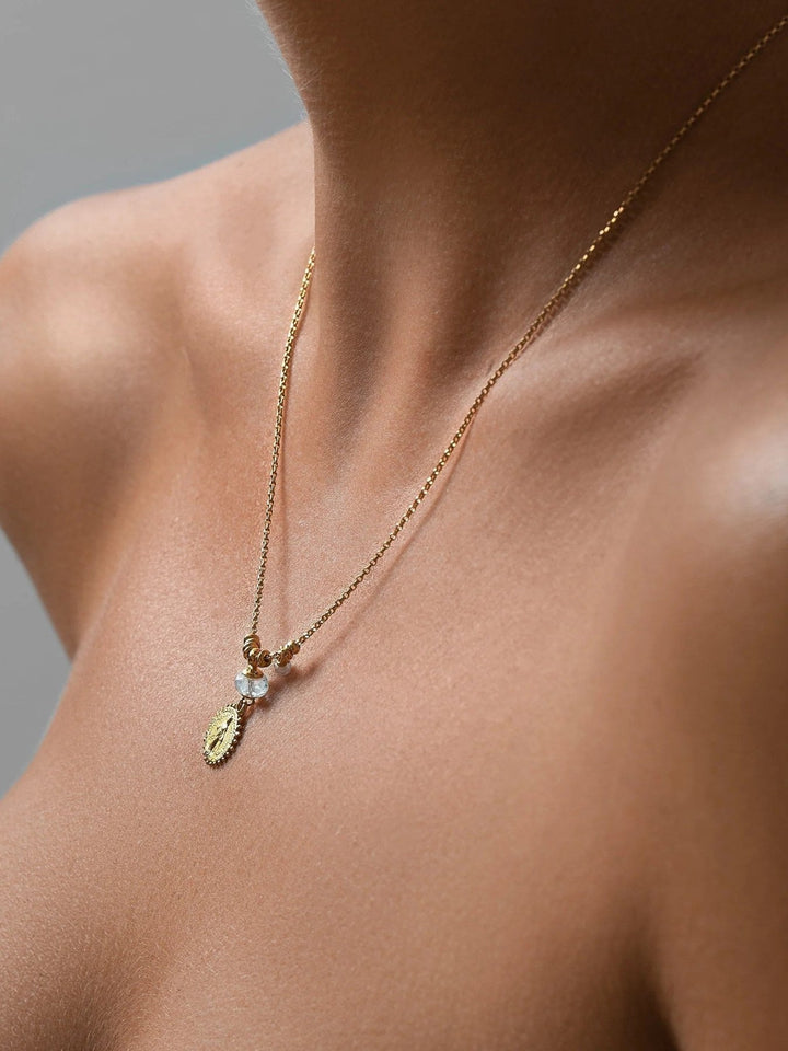 Sonsoles Virgin Mary Necklace - Adjustable NecklaceALLLunai Jewelry