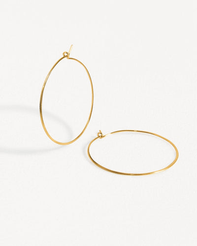 Zamara Large Hoop Earrings - 14K Gold FilledBackUpItemsBest Friend GiftLunai Jewelry