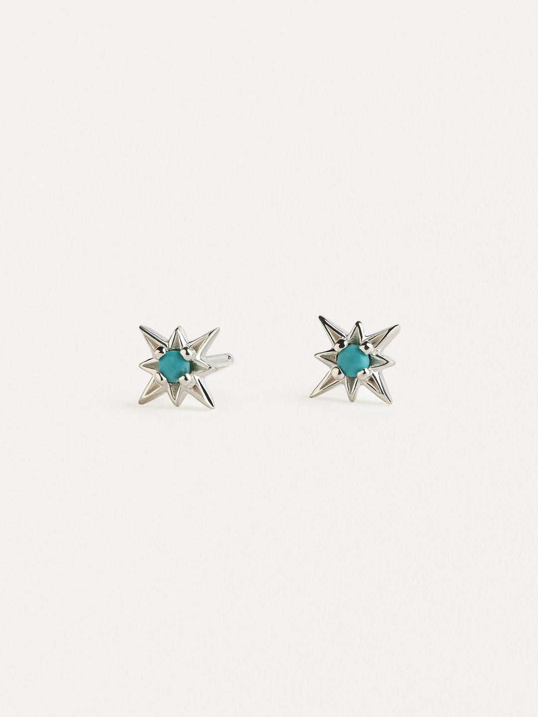 Zelma Turquoise Stud Earrings - 925 Sterling SilverBackUpItemsChain Drop EarringsLunai Jewelry