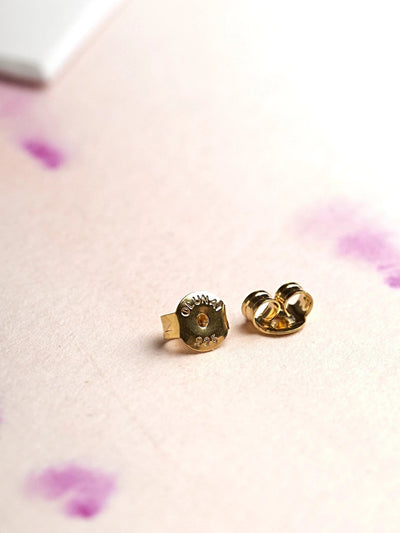 Alabea Dot Stud Earrings - 18K Rose Gold PlatedBackUpItemsCute Stud EarringsLunai Jewelry