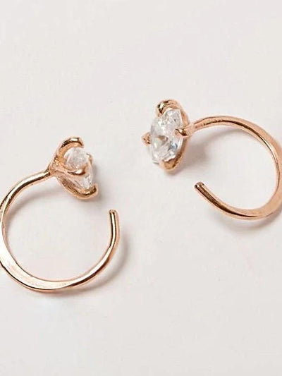 Alexander Hoop Earrings - 18K Gold PlatedBackUpItemsBridesmaid GiftLunai Jewelry