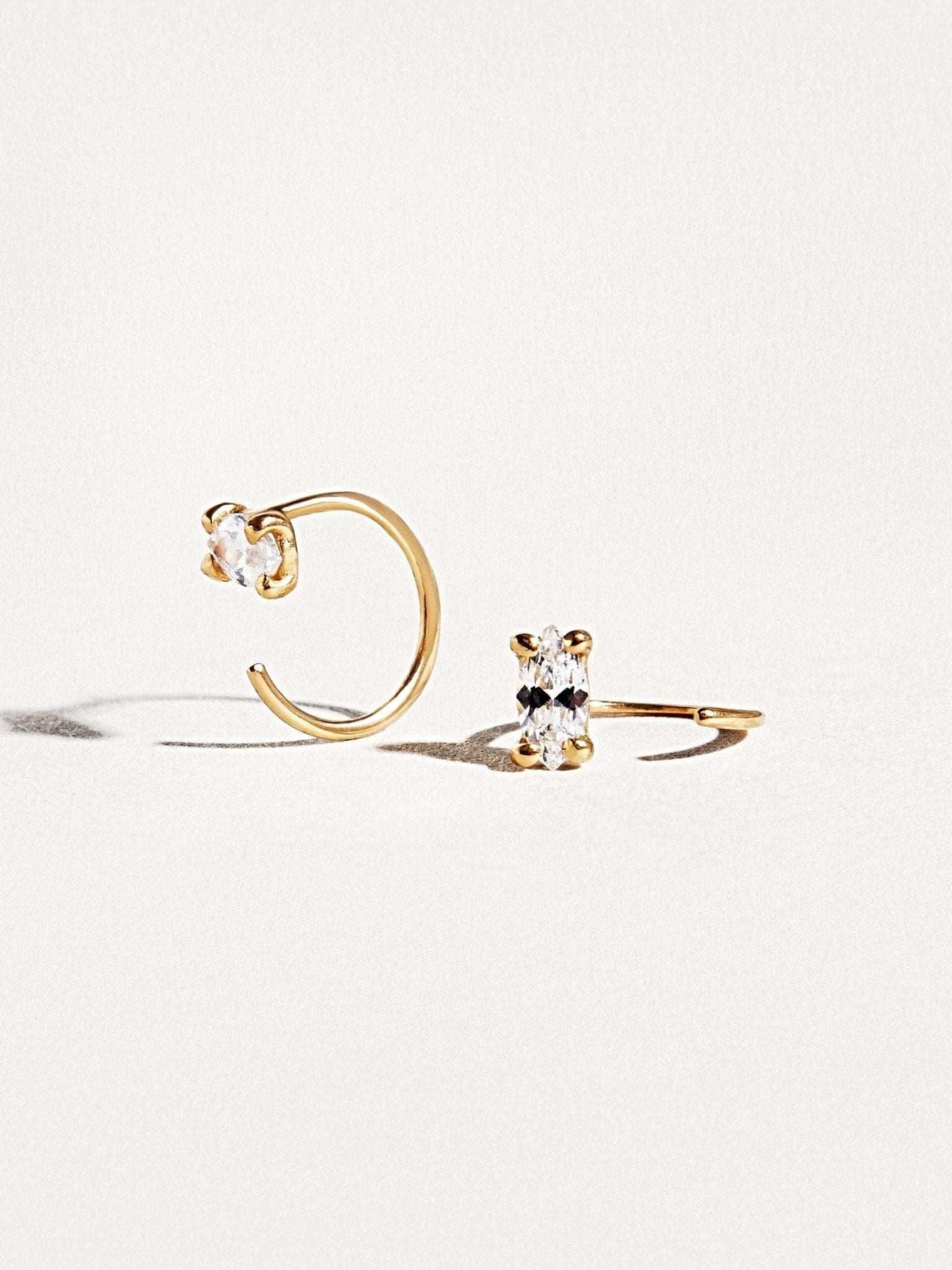 Alexander Huggie Hoop Earrings - 24K Gold PlatedBackUpItemsBridesmaid GiftLunai Jewelry