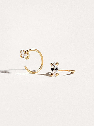 Alexander Huggie Hoop Earrings - 24K Gold PlatedBackUpItemsBridesmaid GiftLunai Jewelry