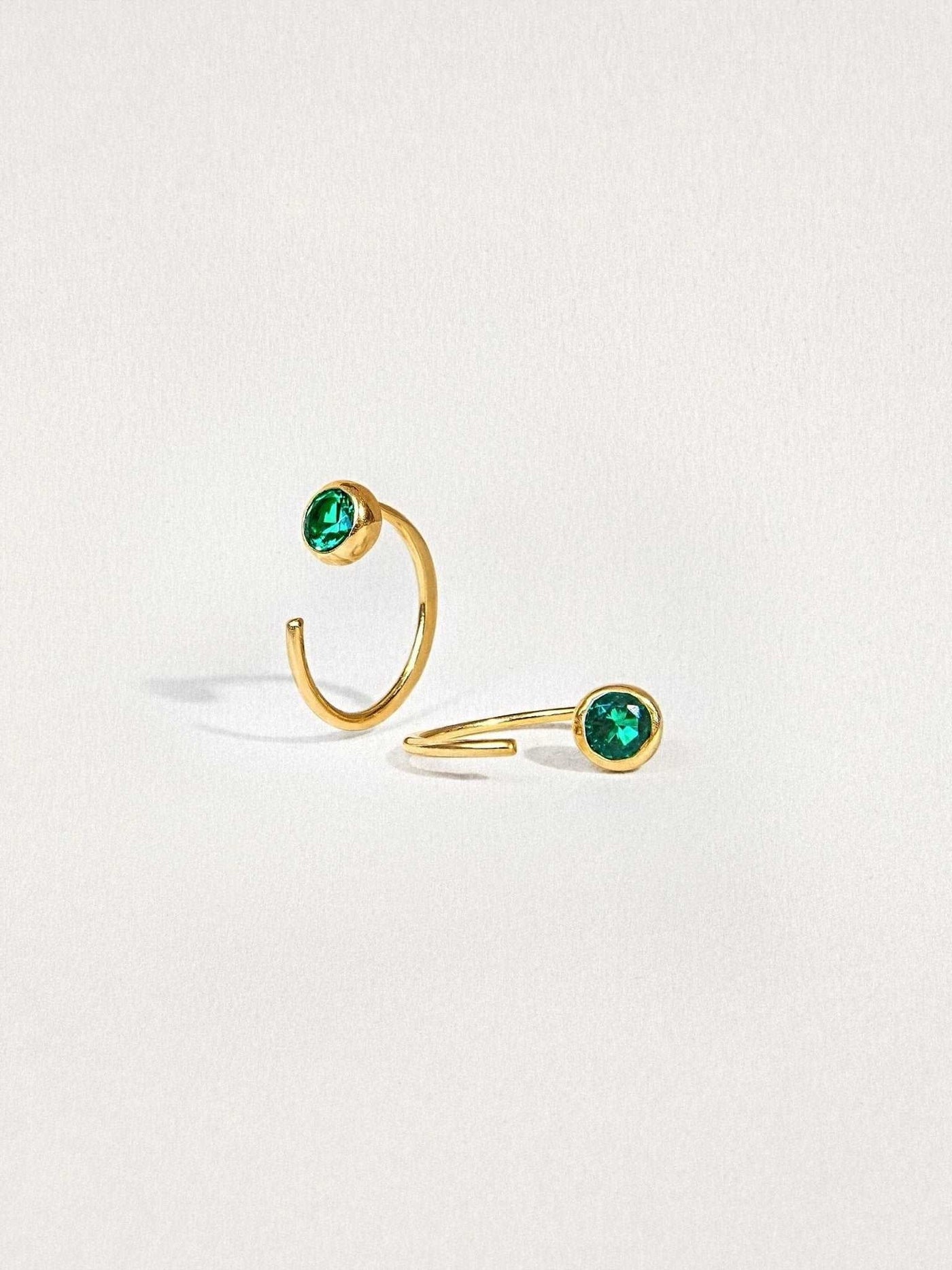 Alma Huggie Hoop Earrings - 24K Gold PlatedBackUpItemsBest Friend GiftLunai Jewelry