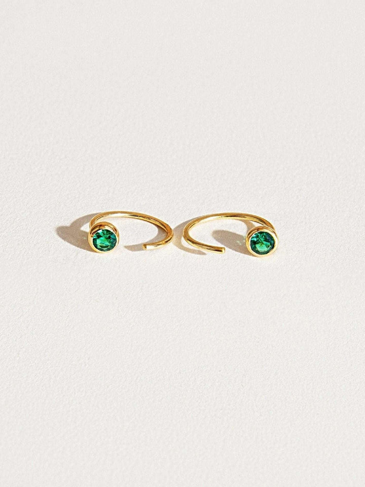 Alma Huggie Hoop Earrings - 24K Gold PlatedBackUpItemsBest Friend GiftLunai Jewelry