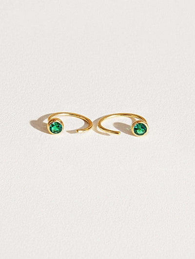 Alma Huggie Hoop Earrings - 24K Gold PlatedBackUpItemsBest Friend GiftLunai Jewelry