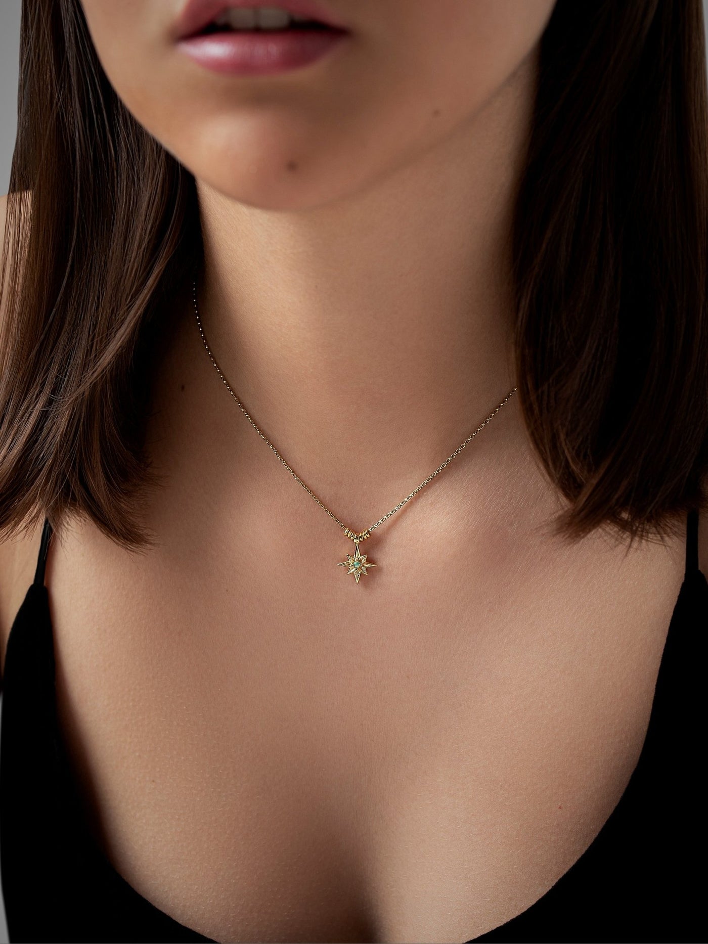 Alma Starburst Necklace - 17.7bridesmaid giftChain necklaceLunai Jewelry