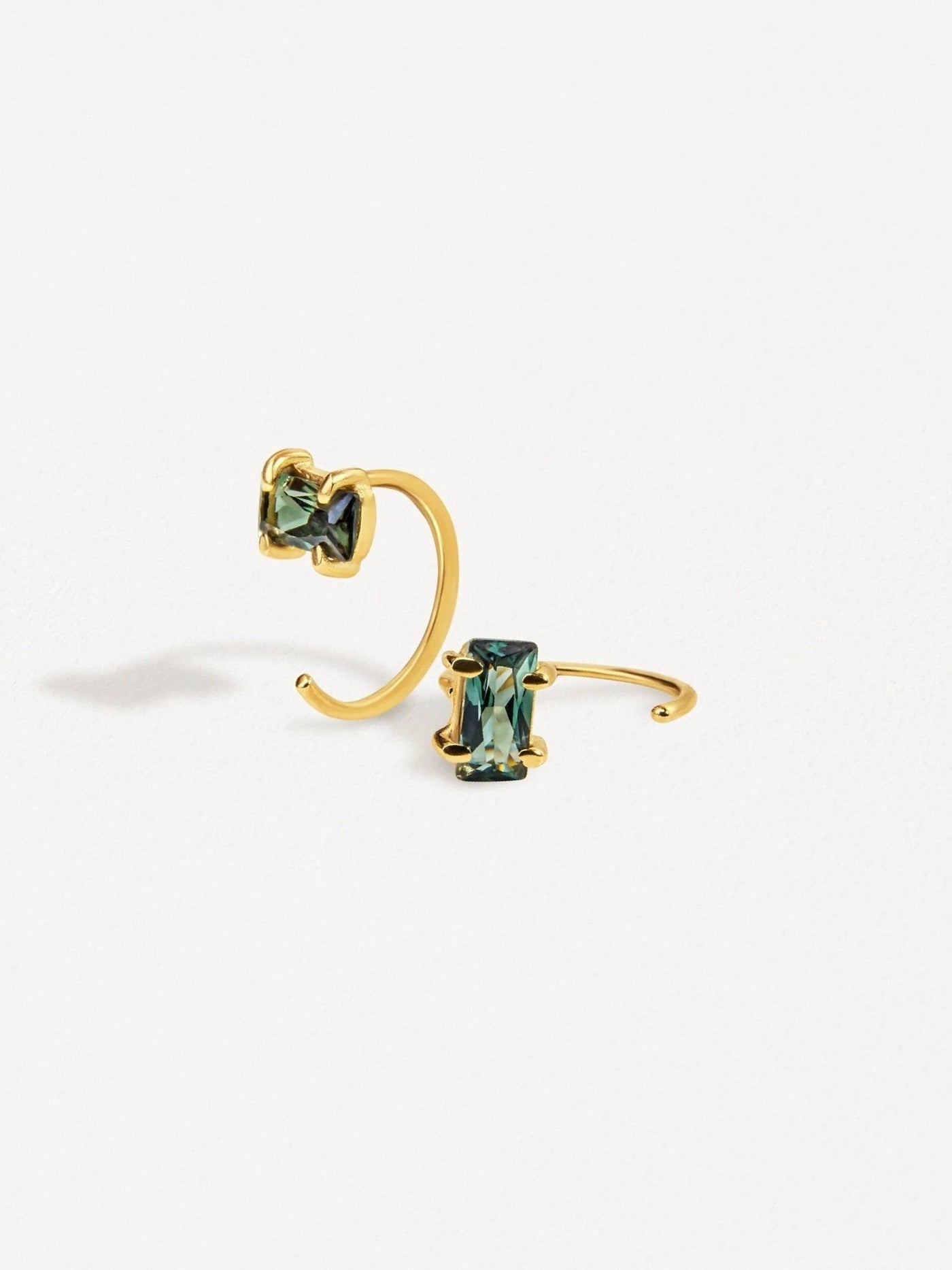 Aracely Danty Huggie Hoop Earrings - 925 Sterling SilverBackUpItemsBirthstone giftLunai Jewelry