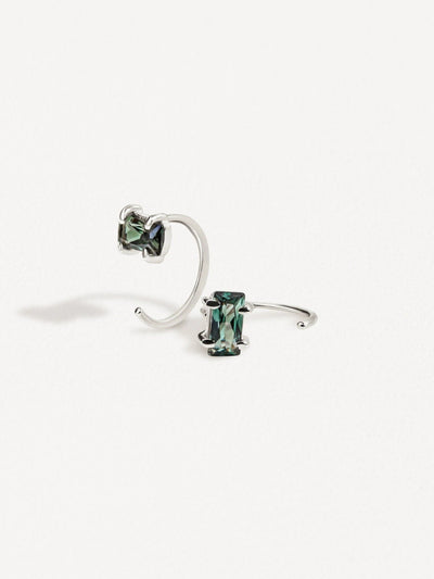 Aracely Danty Huggie Hoop Earrings - 925 Sterling SilverBackUpItemsBirthstone giftLunai Jewelry