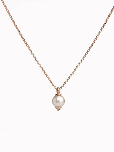 Asa Pearl Necklace - 15.724K Gold PlatedBackUpItemsBirthstone NecklaceLunai Jewelry