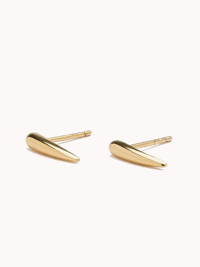 Aura Stud Earrings - 24K Gold PlatedBackUpItemsButterfly EarringsLunai Jewelry