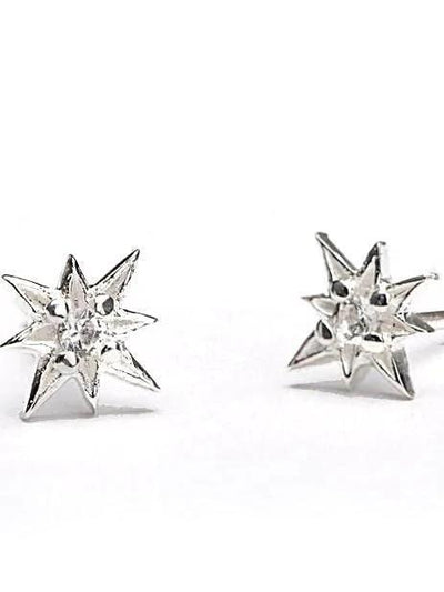 Avery Starburst Stud Earrings - 925 Sterling SilverBackUpItemsBridal EarringsLunai Jewelry