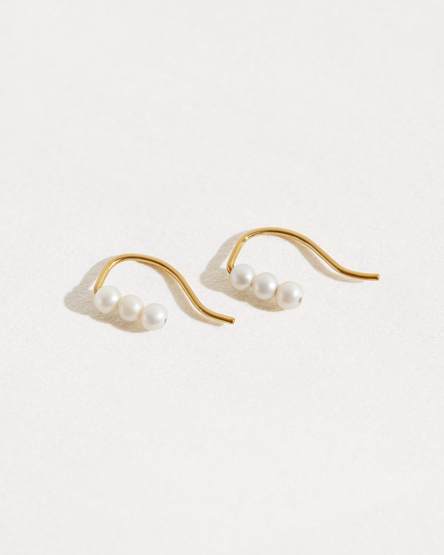 Babette Minimal Ear Climber - Yellow Gold FilledSingleBackUpItemsBlack Friday GiftLunai Jewelry