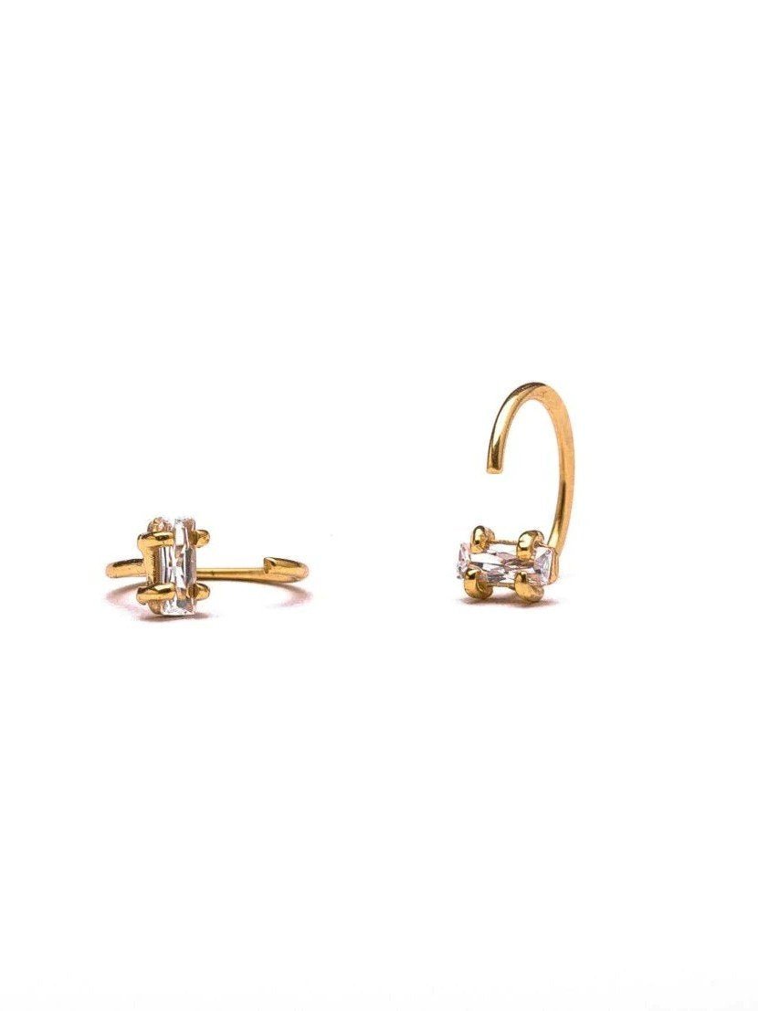 Blair Open Hoop Earrings - 24K Gold PlatedBackUpItemsCartilage EarringLunai Jewelry