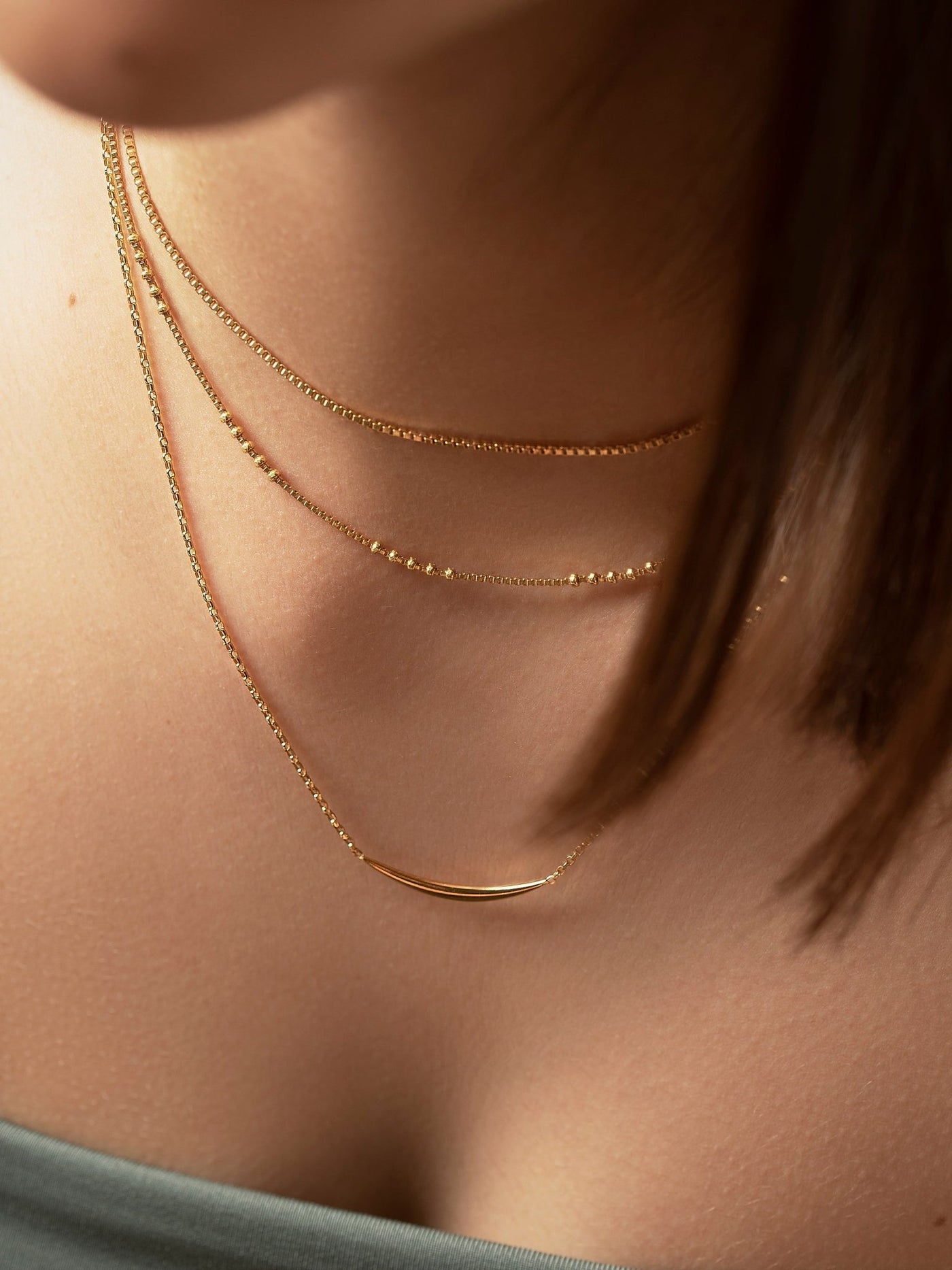 Box Chain Necklace - 925 Sterling SilverAnniversary GiftBackUpItemsLunai Jewelry