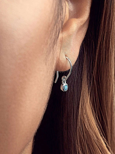 Brea Wire Earrings - 925 Sterling SilverBackUpItemsCrystal JewelryLunai Jewelry