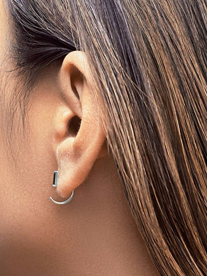 Cara Hoop Earrings - 925 Sterling SilverBackUpItemsBest Friend GiftLunai Jewelry