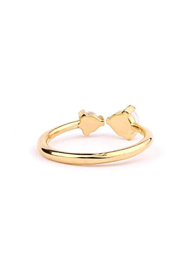 Caroline Moonstone Ring - 24K Gold Vermeil5August BirthstoneBackUpItemsLunai Jewelry