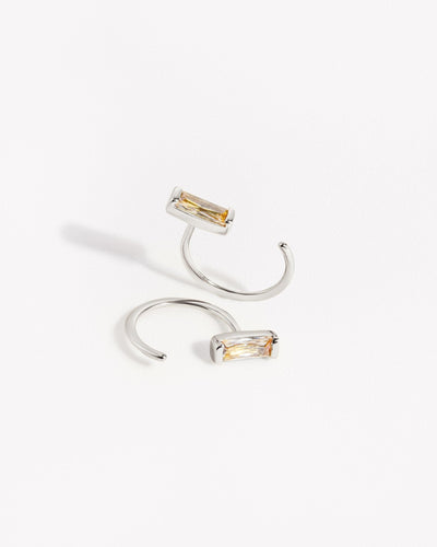 Charlotte Hoop Earrings - 18K Rose Gold PlatedBackUpItemsBirthstone JewelryLunai Jewelry