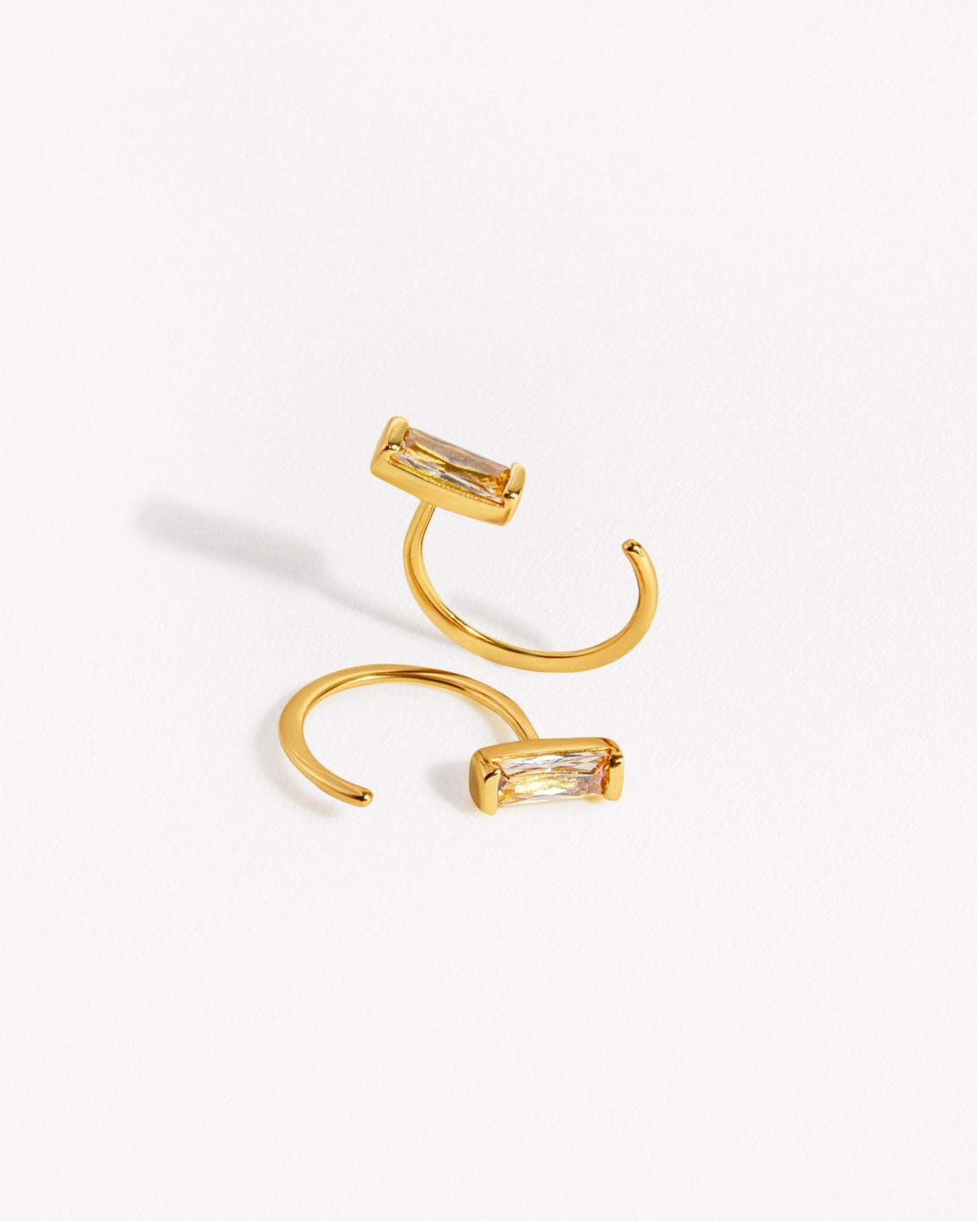 Charlotte Hoop Earrings - 24K Gold PlatedBackUpItemsBirthstone JewelryLunai Jewelry