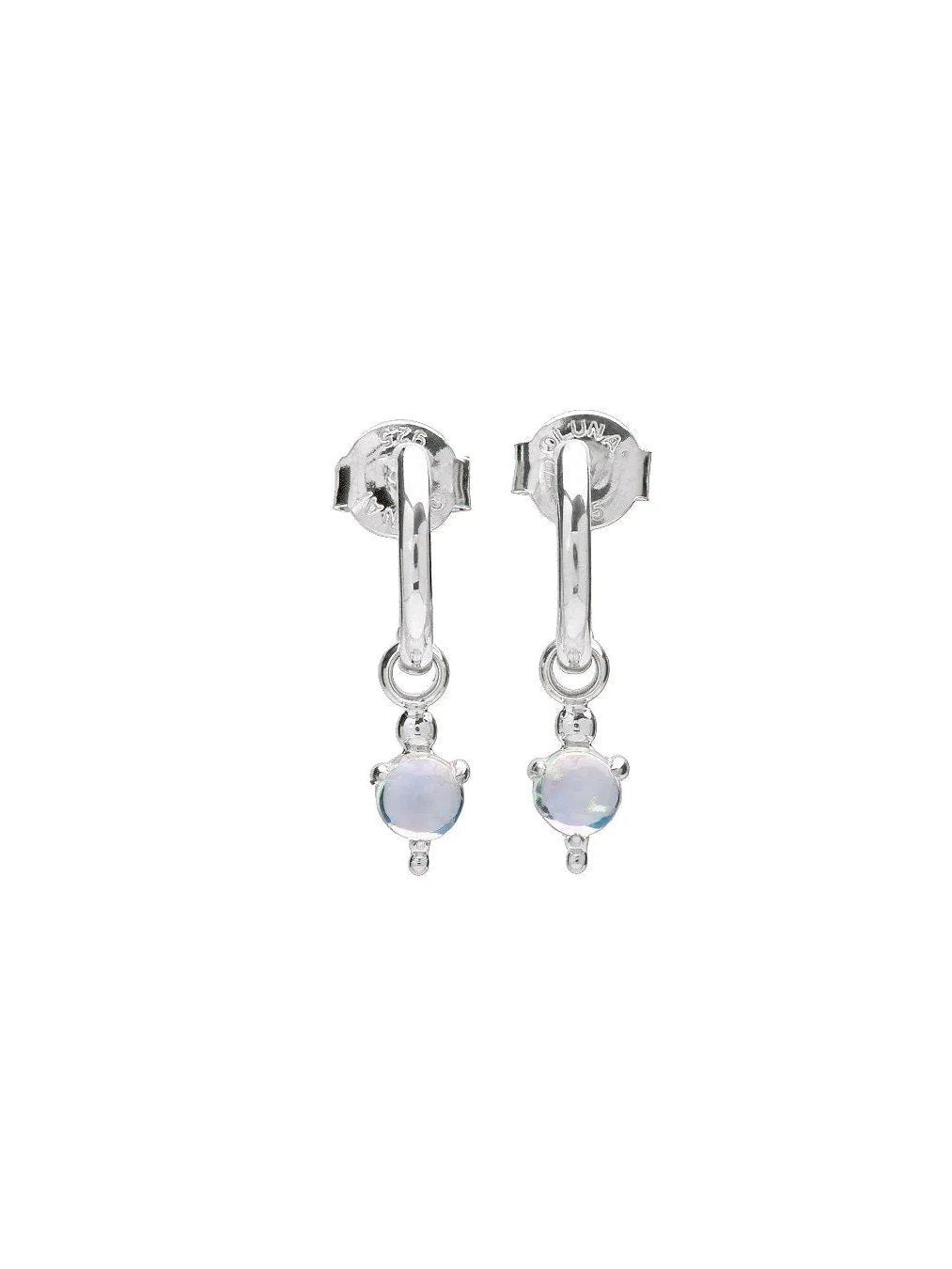 Claire Hoop Earrings - 18K Rose Gold PlatedBackUpItemsBirthstone HoopsLunai Jewelry