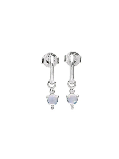 Claire Hoop Earrings - 18K Rose Gold PlatedBackUpItemsBirthstone HoopsLunai Jewelry