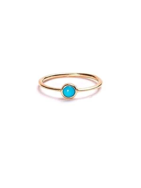 Cleo Small Stacking Ring - 24K Gold Vermeil4BackUpItemsBirthstone RingLunai Jewelry
