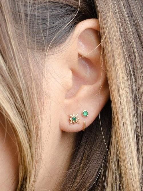 Constance Stud Earrings - 18K Rose Gold PlatedAnniversary GiftBackUpItemsLunai Jewelry