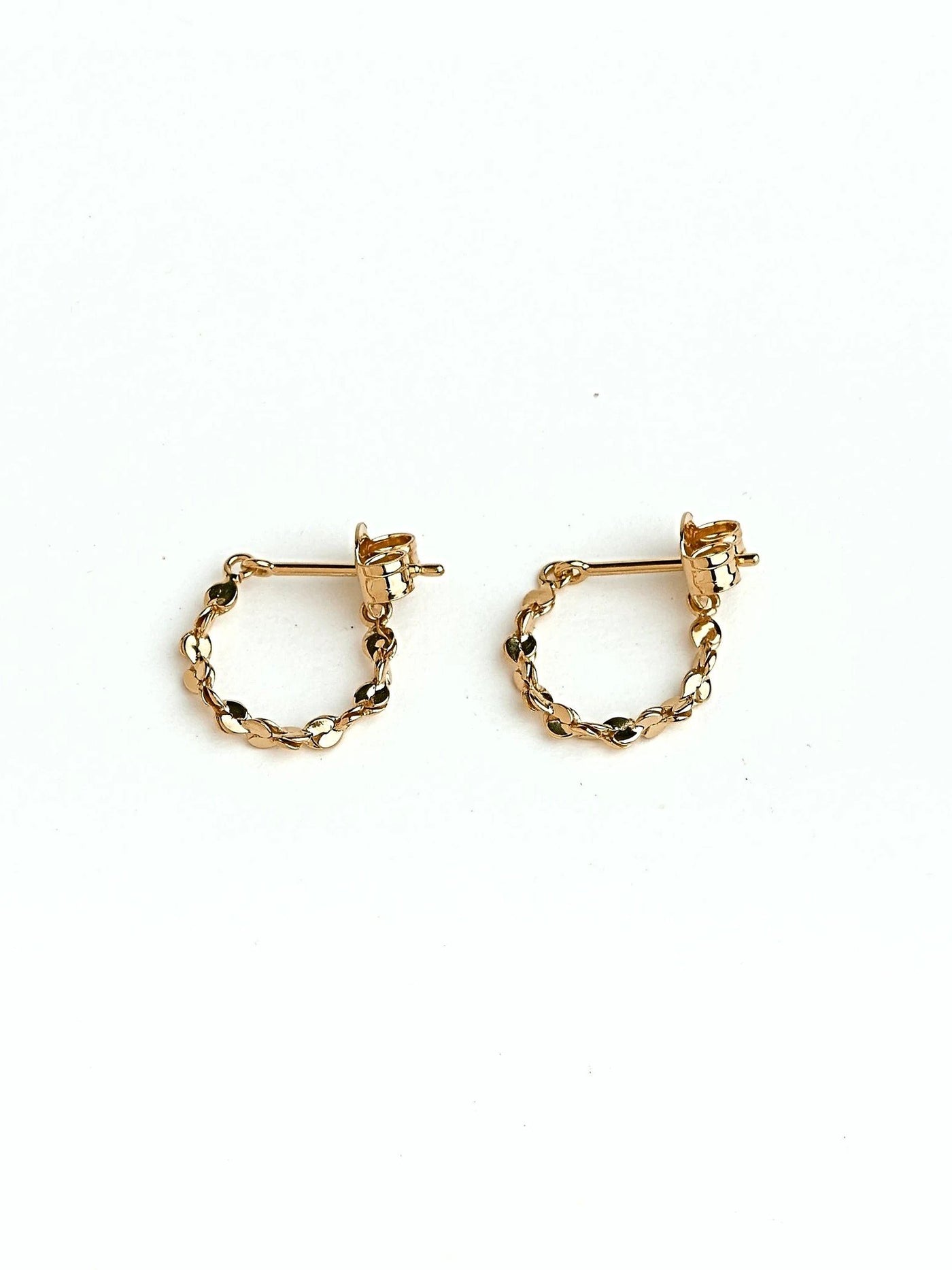 Dafang Chain Earrings - 24K Gold Plated11BackUpItemsBlack Friday GiftLunai Jewelry