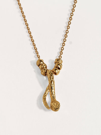 Danae Silver Snake Chain Necklace - 24k Gold Plated925 Silver ChainChain NecklaceLunai Jewelry