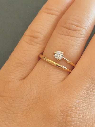 Carine Skinny Gold Ring