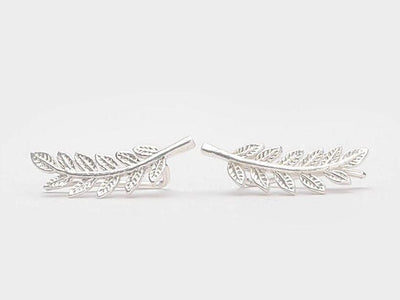 Diantha Ear Climber Earrings - 925 Silver MattePairBackUpItemsChristmas GiftLunai Jewelry