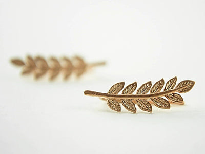 Diantha Ear Climber Earrings - 24k Gold PlatedPairBackUpItemsChristmas GiftLunai Jewelry