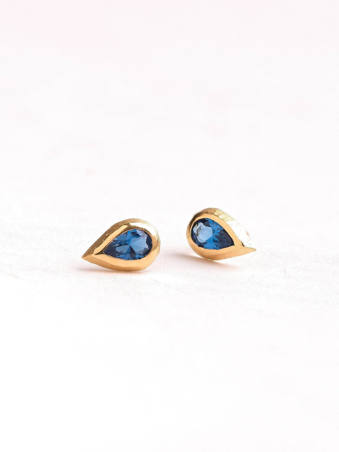 Ebora Emerald Zircon Earrings - Blue Topazcitrine earringscool earringsLunai Jewelry