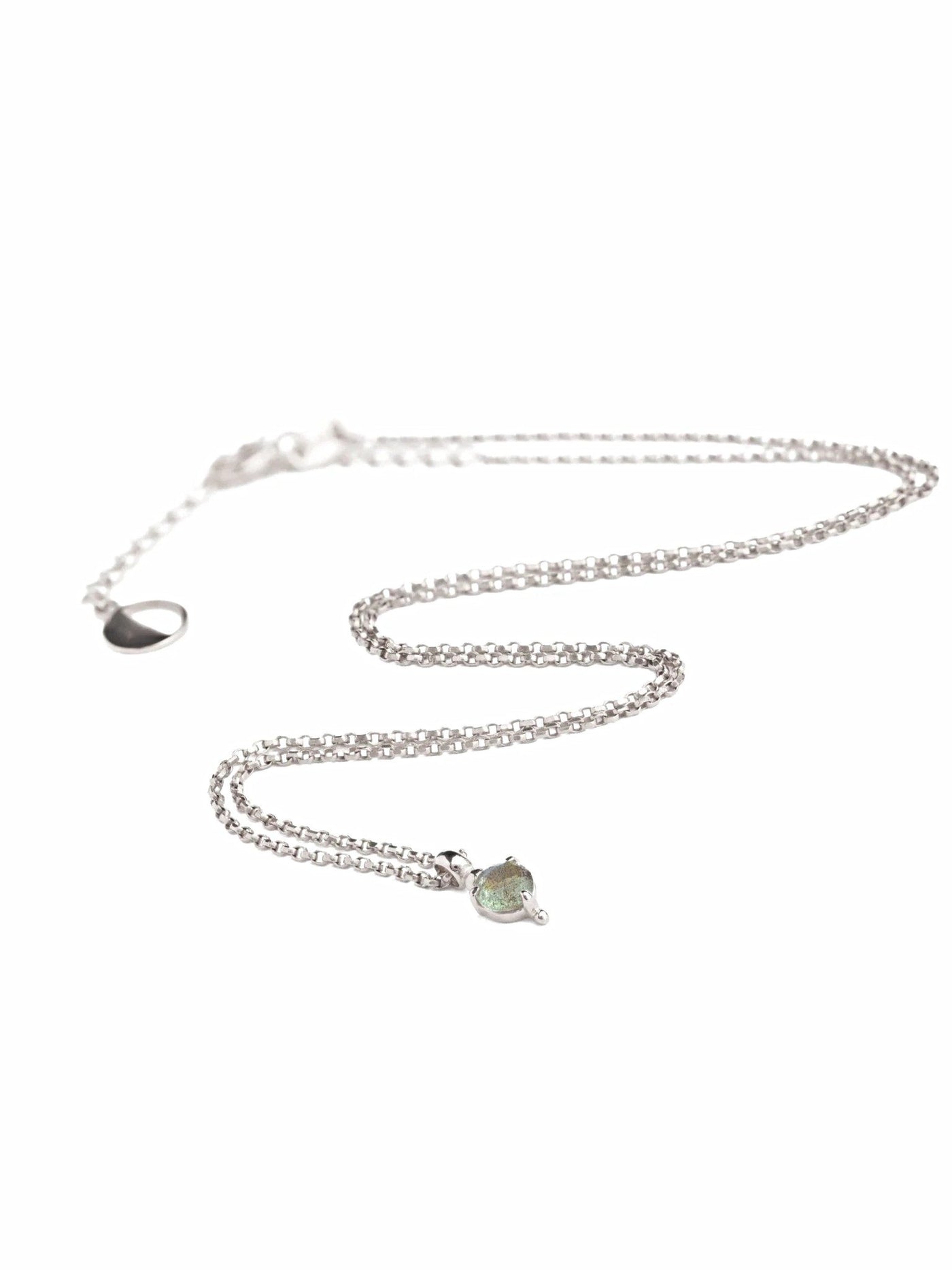 Eddy Labradorite Necklace - 19.7925 Sterling SilverBackUpItemsBirthstone NecklaceLunai Jewelry
