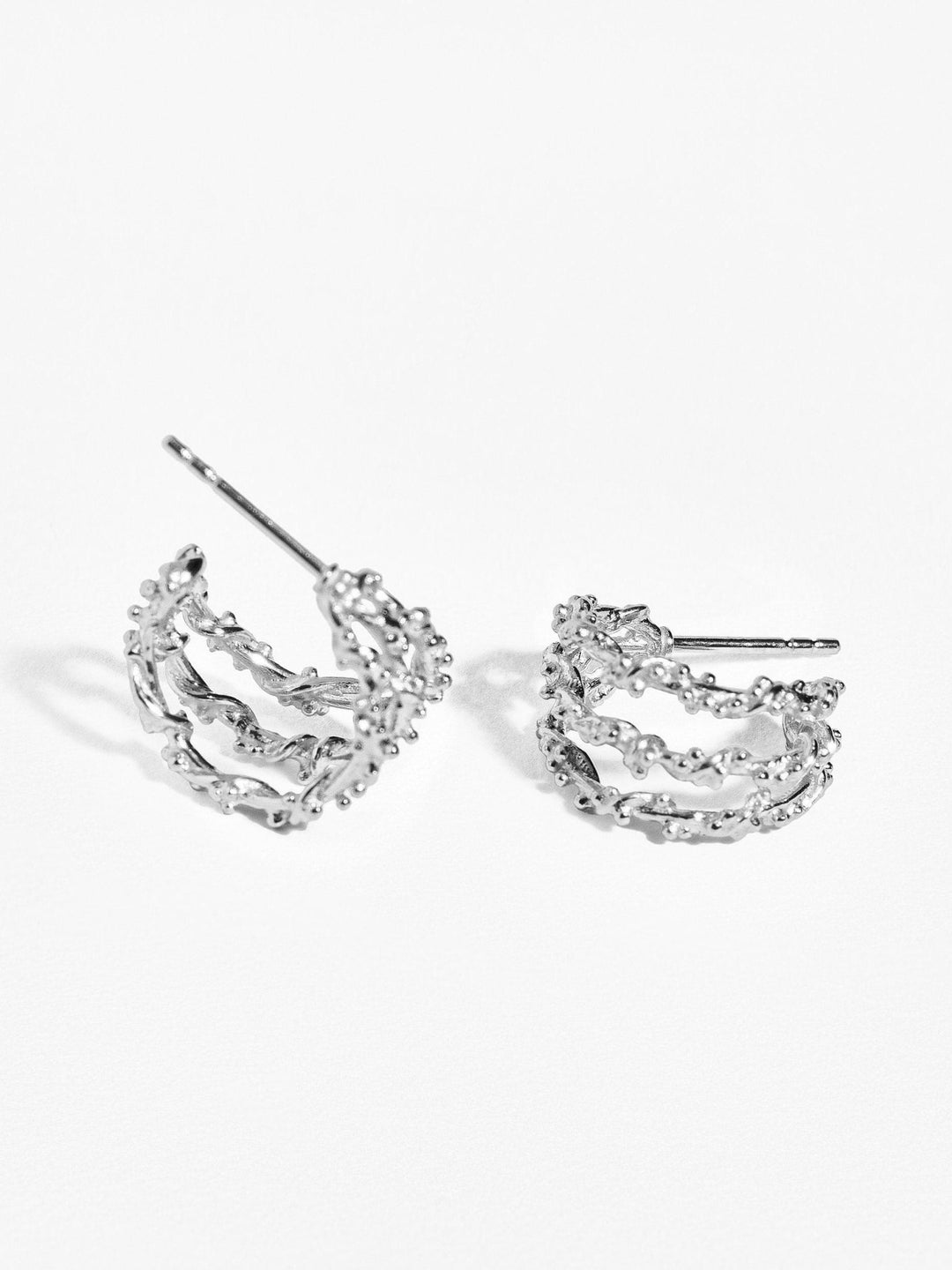 Emyl Gold Hoop Earrings - Single925 Sterling SilverChunky hoop EarringsCircle EarringsLunai Jewelry