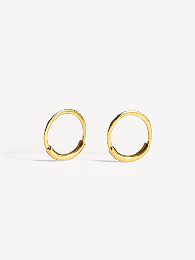 Gale Hoop Earrings - St Silver Shiny7mmBackUpItemsCartilage HoopLunai Jewelry