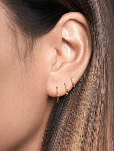 Gale Small Hoop Earrings - 14K Gold Filled Oxide7mmBackUpItemsCartilage HoopLunai Jewelry